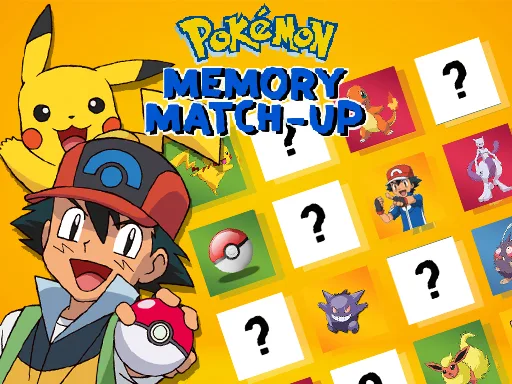 Pokemon Memory Match Up