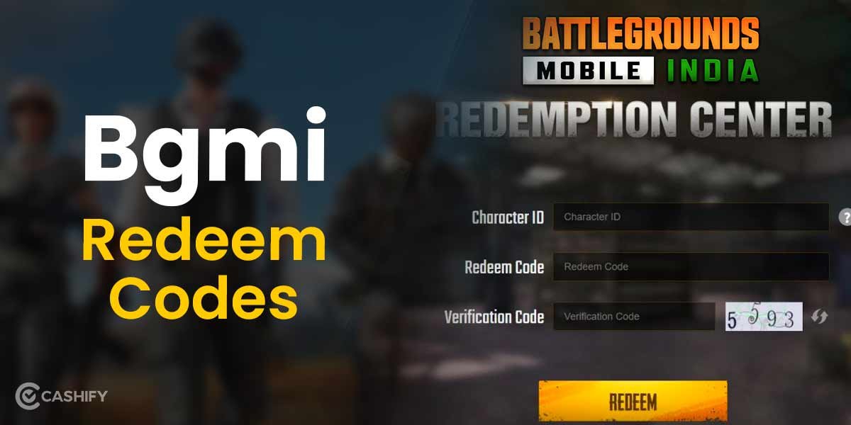 BGMI Redeem Code Today