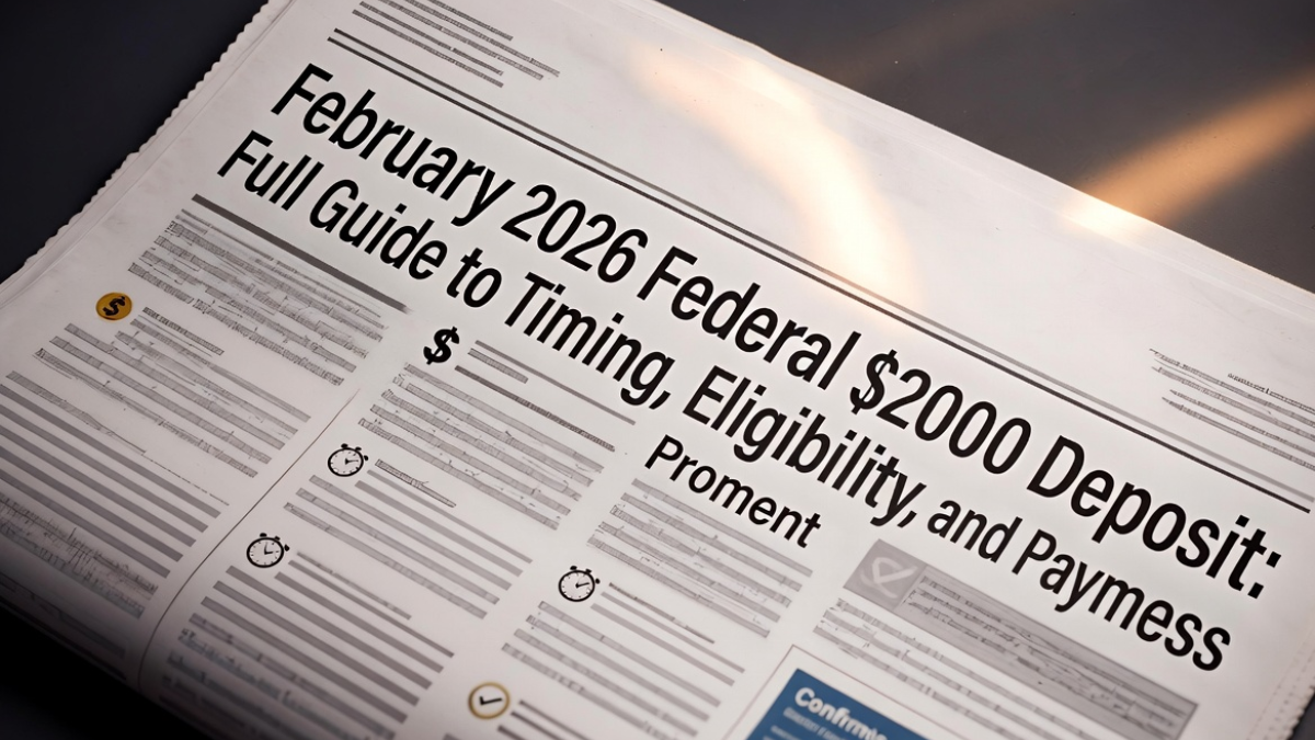 IRS $2,000 Payment February 2026: Income Limits and Dates Explained