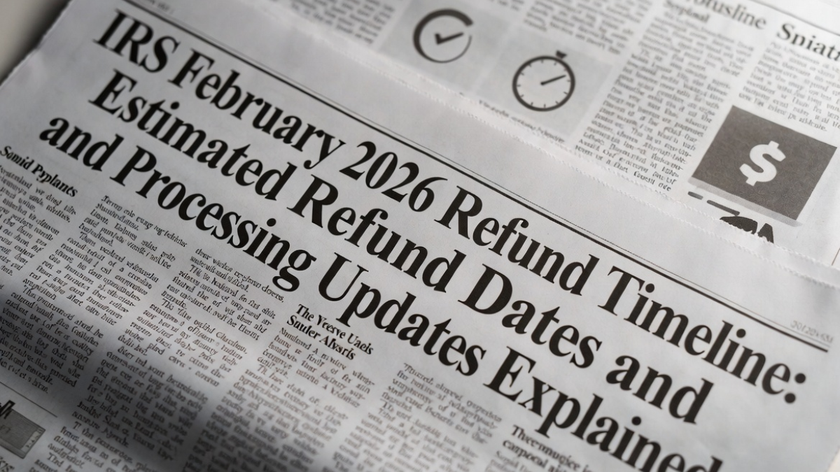 IRS Refund Shock 2026: Why Your February Payment Is Late and the Exact Date It Could Arrive